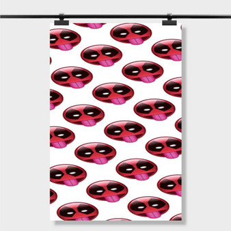 Pastele Best Deadpool Face Custom Personalized Silk Poster Print Wall Decor 20 x 13 Inch 24 x 36 Inch Wall Hanging Art Home Decoration