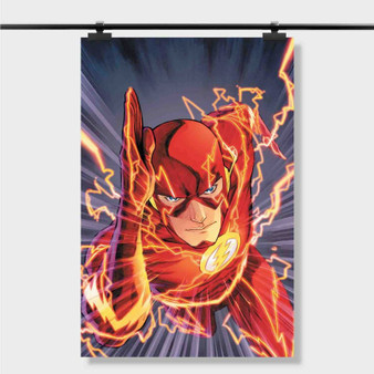 Pastele Best The Flash DC Comics Superheroes Logo Custom Personalized Silk Poster Print Wall Decor 20 x 13 Inch 24 x 36 Inch Wall Hanging Art Home Decoration