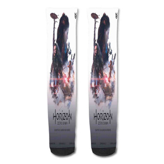 Pastele Horizon Zero Dawn Game Custom Personalized Sublimation Printed Socks Polyester Acrylic Nylon Spandex