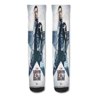 Pastele Sebastian Stan Custom Personalized Sublimation Printed Socks Polyester Acrylic Nylon Spandex