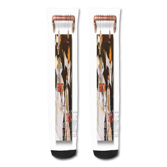 Pastele Swae Lee And Nicki Minaj Cap Backwards Custom Personalized Sublimation Printed Socks Polyester Acrylic Nylon Spandex