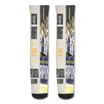 Pastele Appalachian State Mountaineers Custom Personalized Sublimation Printed Socks Polyester Acrylic Nylon Spandex