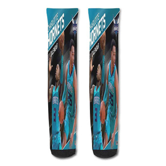 Pastele Charlotte Hornets Nba Custom Personalized Sublimation Printed Socks Polyester Acrylic Nylon Spandex