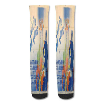 Pastele Clair De Lune Movie Custom Personalized Sublimation Printed Socks Polyester Acrylic Nylon Spandex
