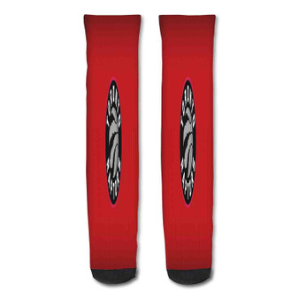 Pastele Toronto Raptors Nba Custom Personalized Sublimation Printed Socks Polyester Acrylic Nylon Spandex