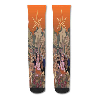 Pastele Bring Me The Horizon 2 Custom Personalized Sublimation Printed Socks Polyester Acrylic Nylon Spandex