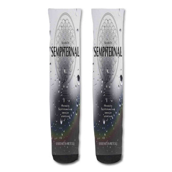 Pastele Bring Me The Horizon Sempiternal Custom Personalized Sublimation Printed Socks Polyester Acrylic Nylon Spandex