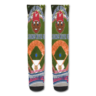 Pastele Williamsport Crosscutters Custom Personalized Sublimation Printed Socks Polyester Acrylic Nylon Spandex