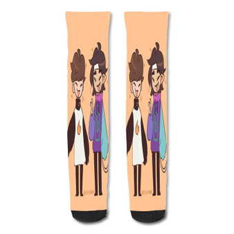 Pastele Minecraft Hi Def Wallpaper Custom Personalized Sublimation Printed Socks Polyester Acrylic Nylon Spandex