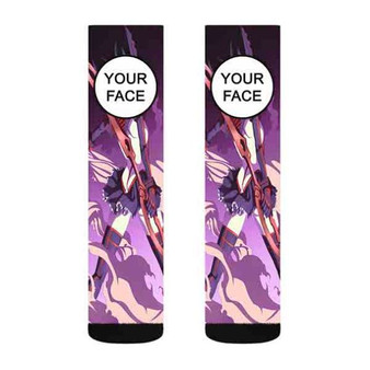 Pastele Kill La Kill Ryuko Matoi Custom Personalized Sublimation Printed Socks Polyester Acrylic Nylon Spandex