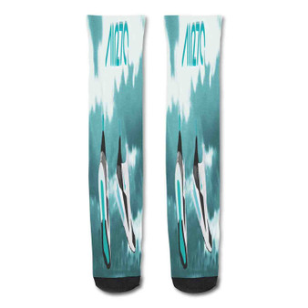 Pastele Nike Air Max 270 Wallpaper Custom Personalized Sublimation Printed Socks Polyester Acrylic Nylon Spandex