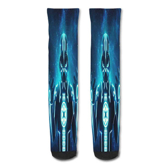 Pastele Star Wars Darth Vader Tron Legacy Custom Personalized Sublimation Printed Socks Polyester Acrylic Nylon Spandex