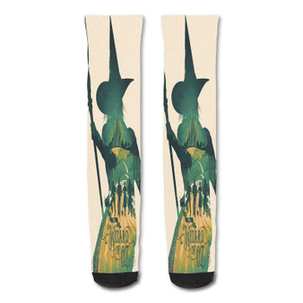 Pastele The Wizard Of Oz Custom Personalized Sublimation Printed Socks Polyester Acrylic Nylon Spandex