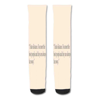 Pastele on Custom Personalized Sublimation Printed Socks Polyester Acrylic Nylon Spandex
