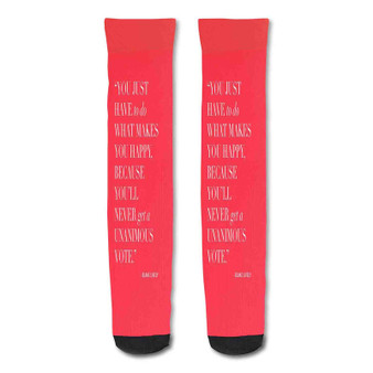 Pastele Vogue Custom Personalized Sublimation Printed Socks Polyester  Acrylic Nylon Spandex