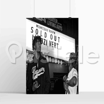 Playboi Carti Feat Lil Uzi Vert Silk Poster Hanging Print Wall Decor 20 x 13 Inch 24 x 36 Inch