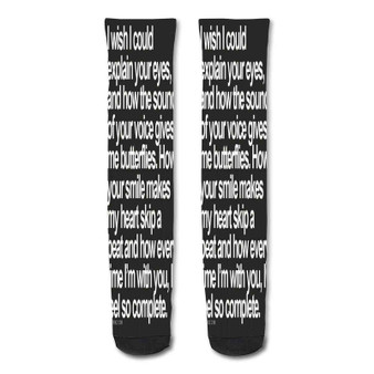 Pastele Vogue Custom Personalized Sublimation Printed Socks Polyester  Acrylic Nylon Spandex