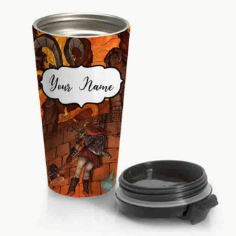 Pastele New Link vs Volvagia The Legend of Zelda Custom Personalized Name Steinless Steel Travel Mug