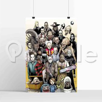 Horror Movies Silk Poster Custom Printed Wall Decor 20 x 13 Inch 24 x 36 Inch