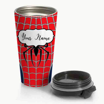Pastele New Spiderman Marvel Superheroes Custom Personalized Name Steinless Steel Travel Mug