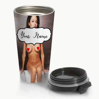 Pastele New Angelina Jolie Top Custom Personalized Name Stainless Steel Travel Mug