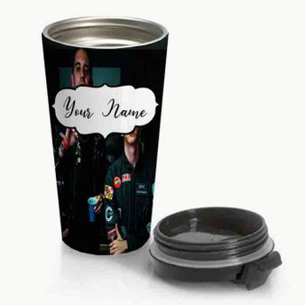 Pastele New G Eazy Logic The Endless Summer Tour Custom Personalized Name Stainless Steel Travel Mug