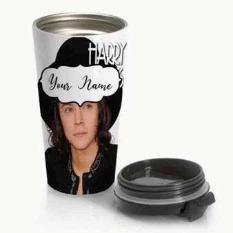 Pastele New Harry Styles One Direction Custom Personalized Name Stainless Steel Travel Mug