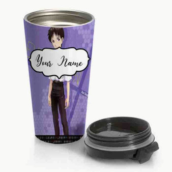 Pastele New Neon Genesis Evangelion Ikari Shinji Custom Personalized Name Steinless Steel Travel Mug