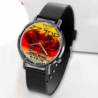 Pastele New Aerosmith ZZ Tour Custom Unisex Black Quartz Watch Premium Gift Box Watches