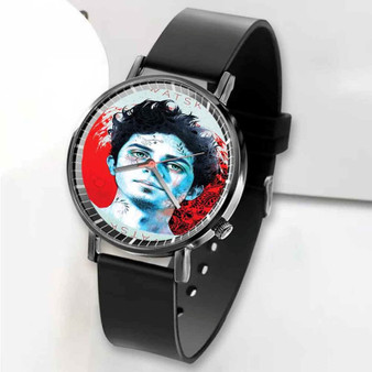 Pastele New George Watsky Custom Unisex Black Quartz Watch Premium Gift Box Watches