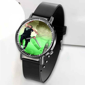 Pastele New Giannis Antetokounmpo Milwaukee Bucks MLB Custom Unisex Black Quartz Watch Premium Gift Box Watches