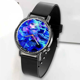 Pastele New Hatsune Miku 4 Custom Unisex Black Quartz Watch Premium Gift Box Watches