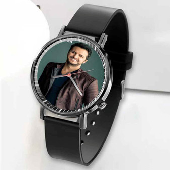 Pastele New Luke Bryan Custom Unisex Black Quartz Watch Premium Gift Box Watches