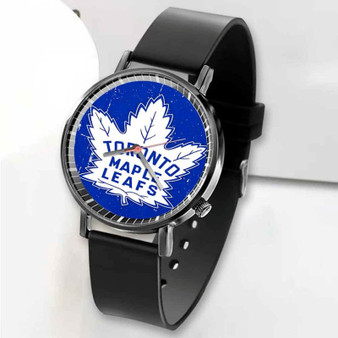 Pastele New Toronto Maple Leafs NHL Custom Unisex Black Quartz Watch Premium Gift Box Watches