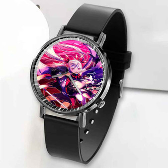 Pastele New Dance in the Vampire Bund Custom Unisex Black Quartz Watch Premium Gift Box Watches