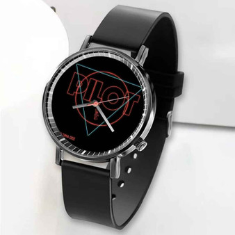 Pastele New Impala feat Tima Dee Pilot Custom Unisex Black Quartz Watch Premium Gift Box Watches