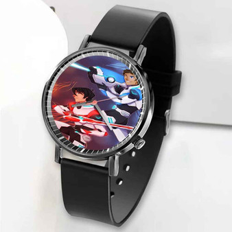 Pastele New Keith and Lance Voltron Legendary Defender Custom Unisex Black Quartz Watch Premium Gift Box Watches