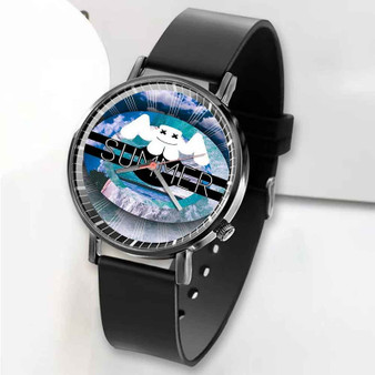 Pastele New Marshmello Summer Custom Unisex Black Quartz Watch Premium Gift Box Watches