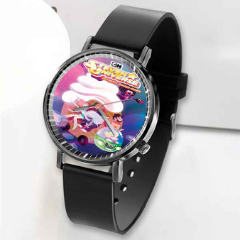 Pastele New Steven Universe Custom Unisex Black Quartz Watch Premium Gift Box Watches