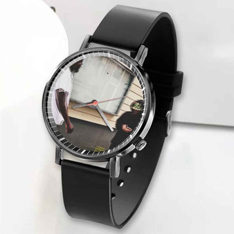 Pastele New A Layover Mick Jenkins Custom Unisex Black Quartz Watch Premium Gift Box Watches