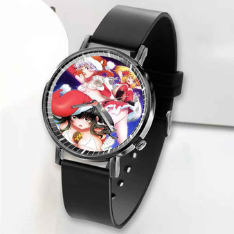 Pastele New Aquarion Saga Custom Unisex Black Quartz Watch Premium Gift Box Watches