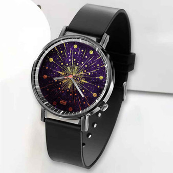 Pastele New Big KRIT Confetti Custom Unisex Black Quartz Watch Premium Gift Box Watches