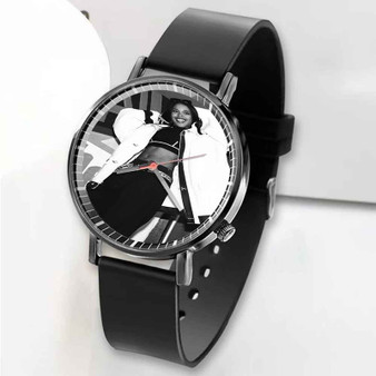 Pastele New Come Back In One Piece Aaliyah Feat DMX Custom Unisex Black Quartz Watch Premium Gift Box Watches