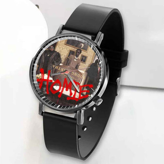 Pastele New Homie Young Thug DJ Carnage Feat Meek Mill Custom Unisex Black Quartz Watch Premium Gift Box Watches