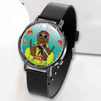 Pastele New Lil Yachty Lil Boat Custom Unisex Black Quartz Watch Premium Gift Box Watches