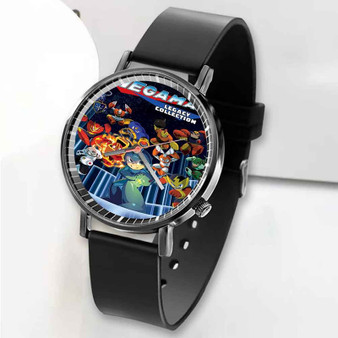 Pastele New Mega Man Legacy Collection Custom Unisex Black Quartz Watch Premium Gift Box Watches