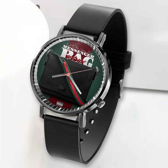 Pastele New Messenger Bag Young Chop Feat Lil Durk Custom Unisex Black Quartz Watch Premium Gift Box Watches