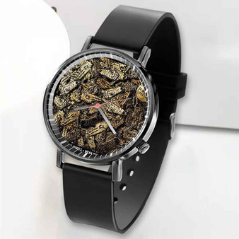 Pastele New Run The Jewels Mean Demeanor Custom Unisex Black Quartz Watch Premium Gift Box Watches