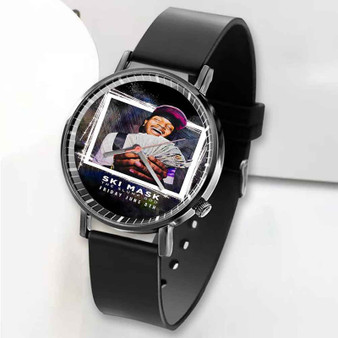 Pastele New Ski Mask The Slump God Custom Unisex Black Quartz Watch Premium Gift Box Watches