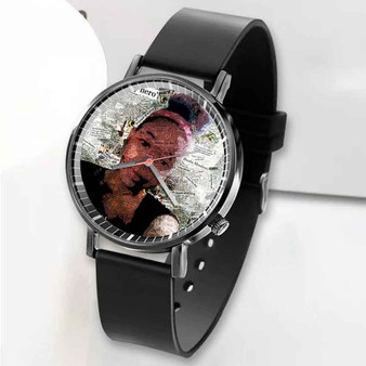 Pastele New Talib Kweli She s My Hero Custom Unisex Black Quartz Watch Premium Gift Box Watches